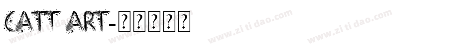 Catt Art字体转换